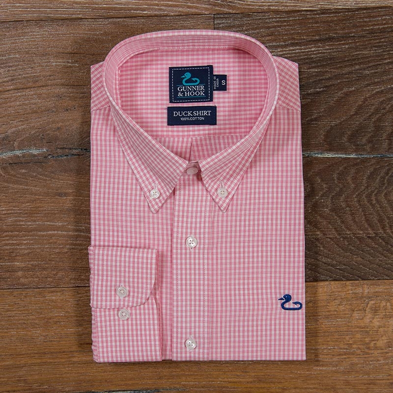 Gunner & Hook sport shirt coronado pink