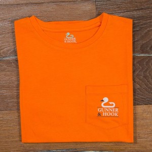 Gunner & Hook t-shirt cotton original orange folded