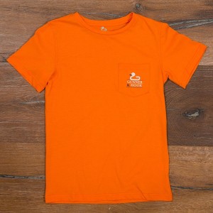 Gunner & Hook t-shirt cotton original orange front