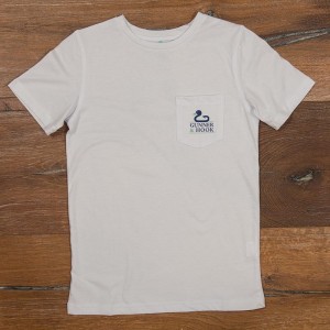 Gunner & Hook t-shirt cotton original white front