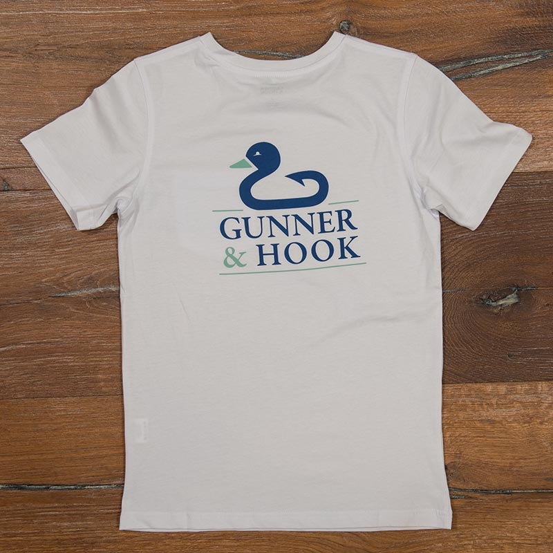 Gunner & Hook t-shirt cotton original white back