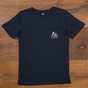 Gunner & Hook t-shirt cotton original navy front