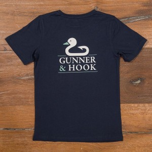 Gunner & Hook t-shirt cotton original navy back