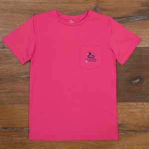 Gunner & Hook t-shirt performance original pink front