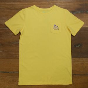 Gunner & Hook t-shirt cotton original yellow front