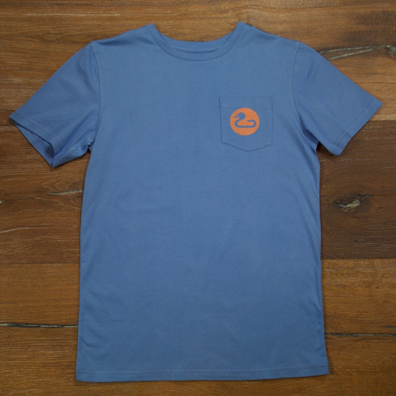 Gunner & Hook t-shirt cotton blue front