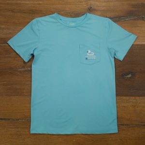 Gunner & Hook t-shirt performance original ocean blue front