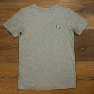 Gunner & Hook t-shirt cotton texas grey front