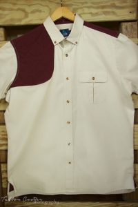 Gunner & Hook shooting shirt west point maroon front
